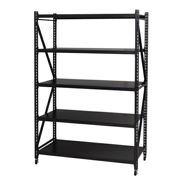 ボルトレスラック D60 ラック スチールラック ネジ不使用 収納棚 シェルフ ガレージ DIS-685BK ブラック
