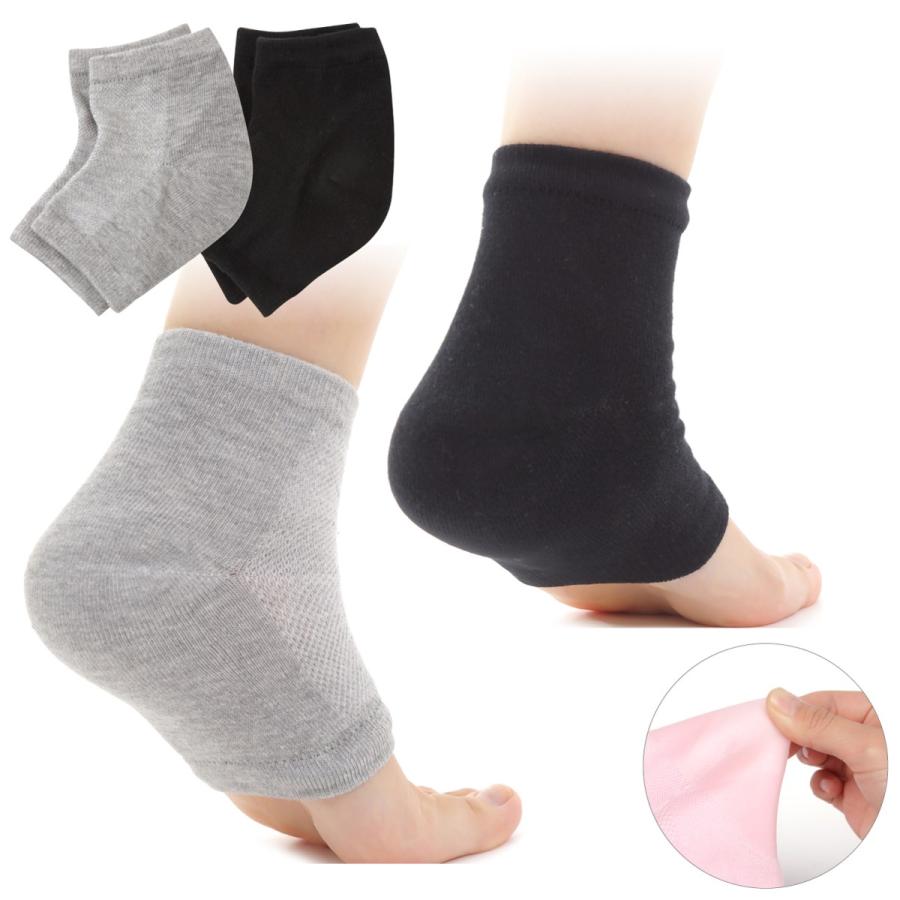 2足セット かかと 靴下 ソックス 角質取り 保湿 ひび割れ かかとケア レディース メンズ 男女兼用 | 