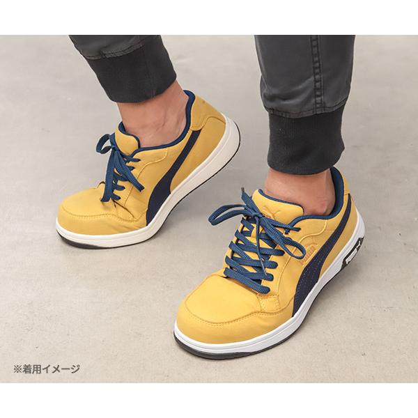 [ポイント10倍] プーマ ヘリテイジ エアツイスト 2.0 ロー キャメル No.64.217.0 Heritage AIRTWIST 2.0 LOW  PUMA 安全靴 黄｜emssafety｜11