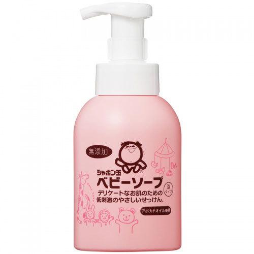 シャボン玉石けん ベビーソープ泡タイプボトル  450mL 石鹸 せっけん 敏感肌 乾燥肌 赤ちゃん 低刺激 保湿 洗顔 全身 無香料 環境 | シャボン玉石けん