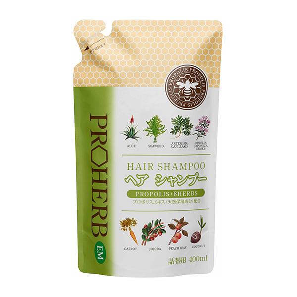 【詰め替え】プロハーブEM ヘアシャンプー 400ml em EM 石鹸 お風呂 オフロ せっけん シャンプー 洗髪 頭皮 スカルプケア 無添加 日用品 バスグッズ | PROHERB