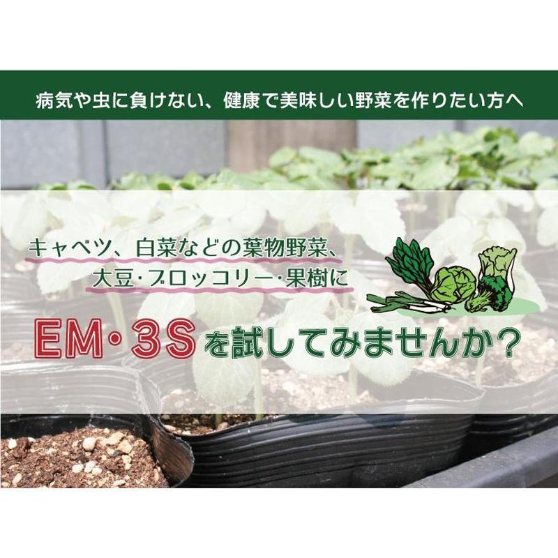 光合成細菌+バチルス強化型　EM・3S 500ml【一部送料無料】【有機JAS適合資材】 em EM EM生活 微生物 栽培 野菜 水質 土作り 活性液 ガーデニング |  | 03