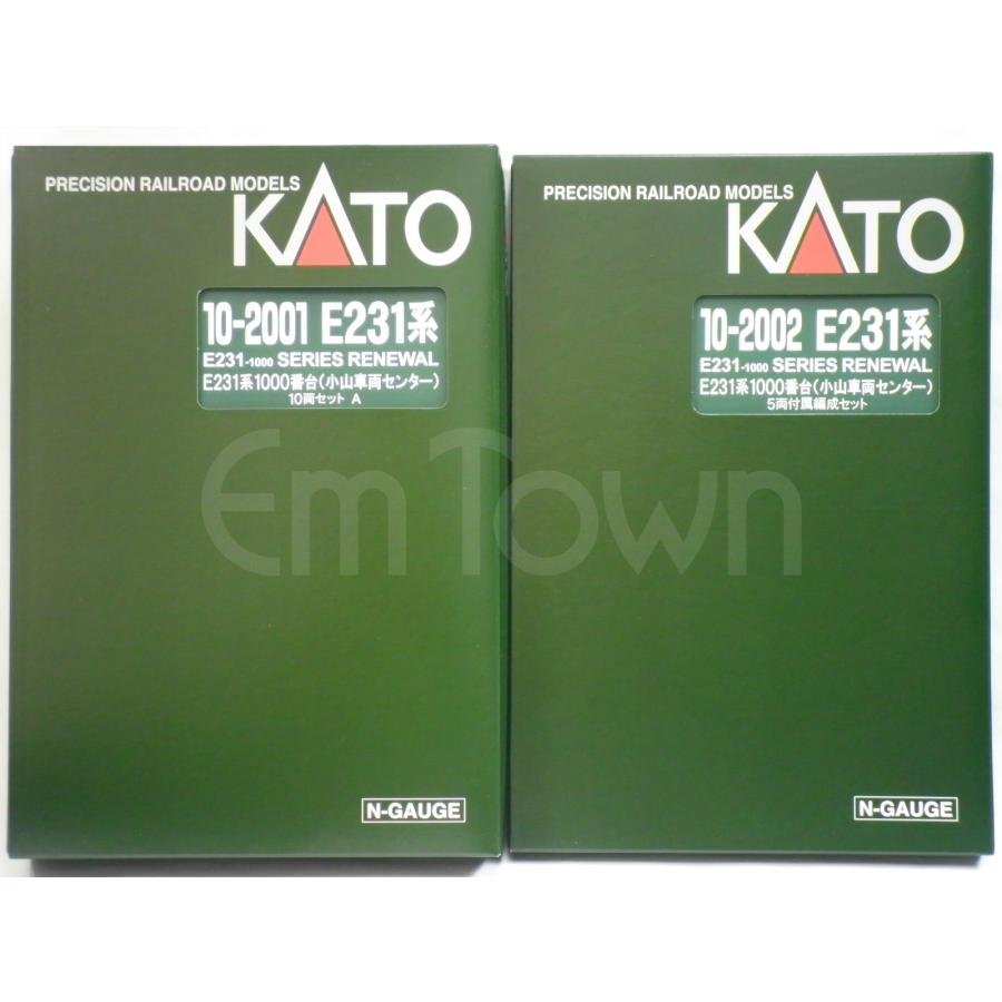 15両】KATO E231系1000番台(小山車両センター) 10両セット(10 15両】KATO E231系1000番台(小山車両センター) 10両セット(10