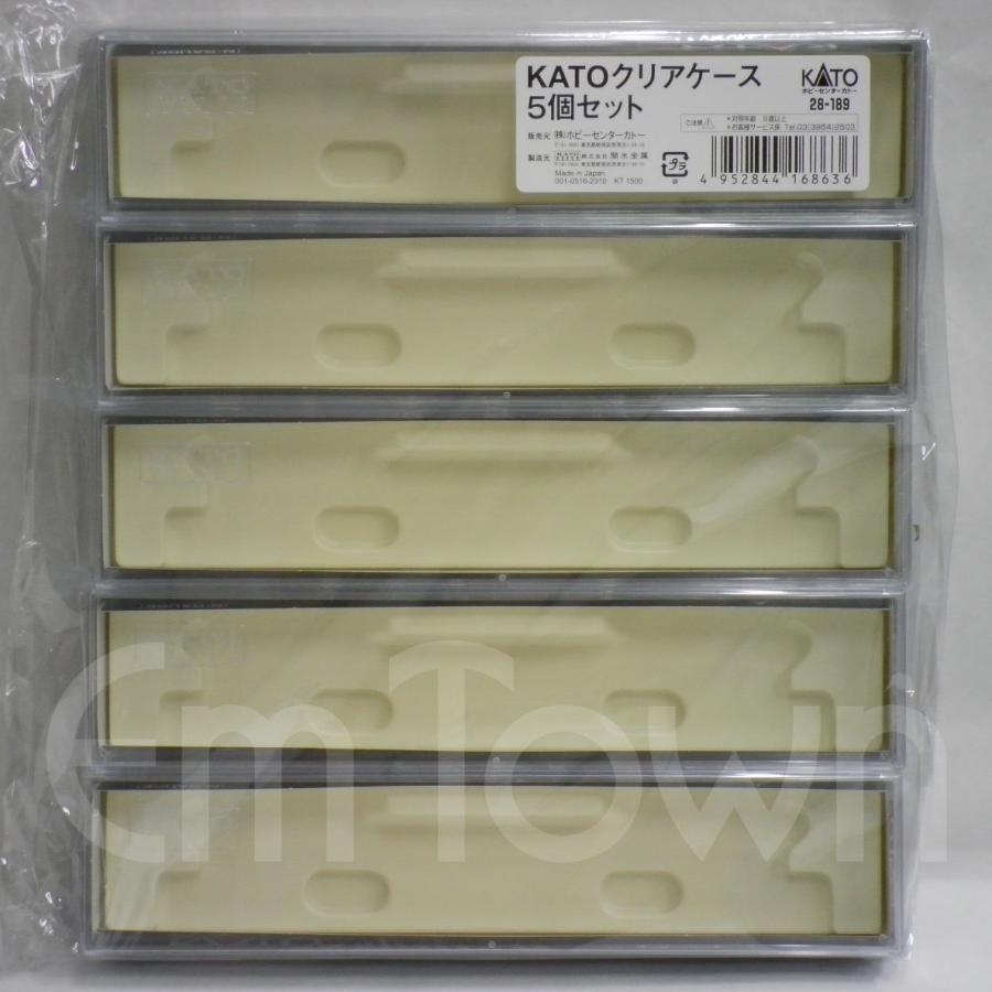 カトー（KATO） KATO 28-189 KATOクリアケース 5個セット〔ホビー