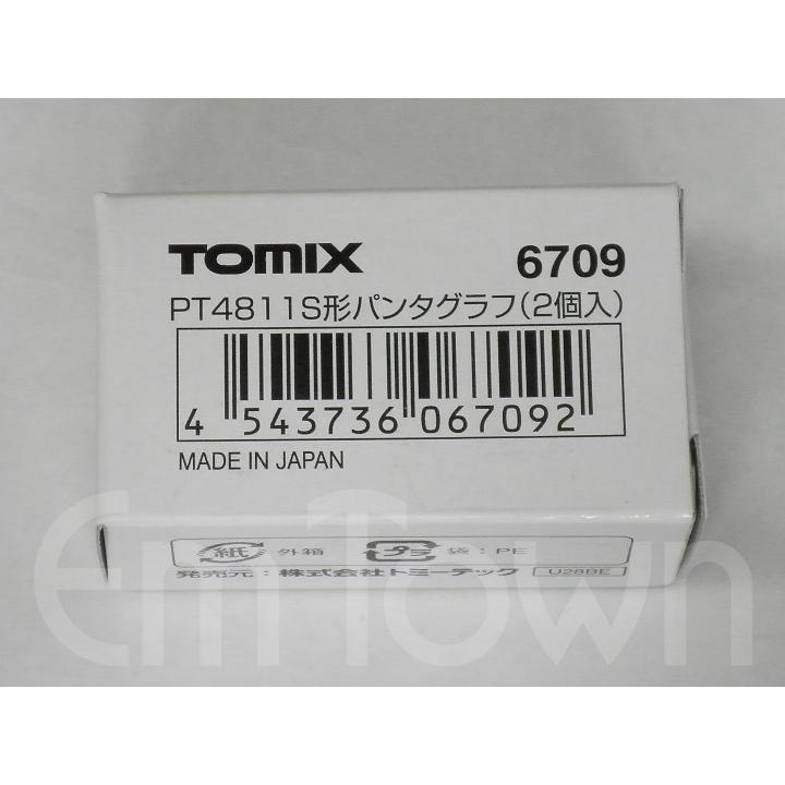VOM出品　6枚 トミックス TOMIX〈6709〉PT4811S形パンタグラフ(2個入) : エムタウン