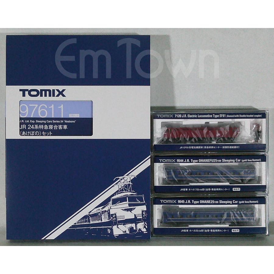 トミックス 【金帯9両・EF81】TOMIX JR 24系特急寝台客車（あけぼの