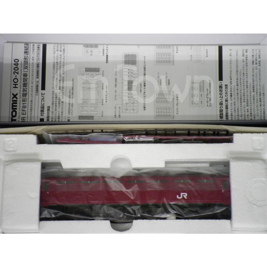 トミックス TOMIX HO-2040 JR EF81形電気機関車（双頭形連結器）《16.5