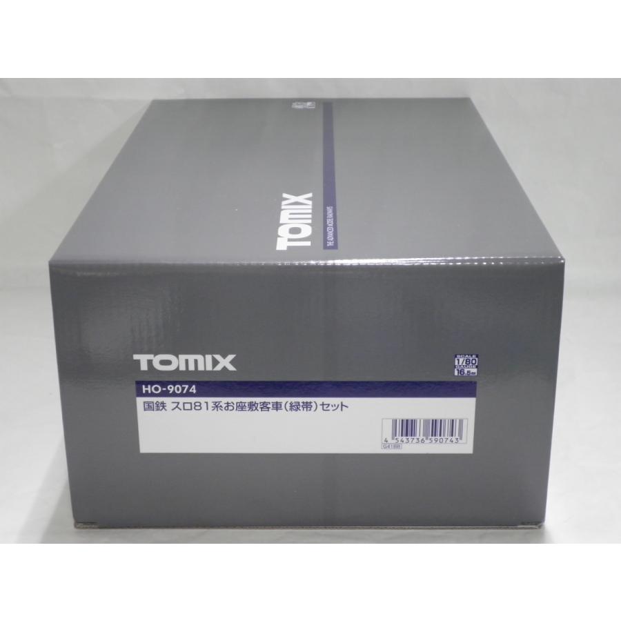 トミックス TOMIX HO-9074 国鉄 スロ81系お座敷客車(緑帯)セット