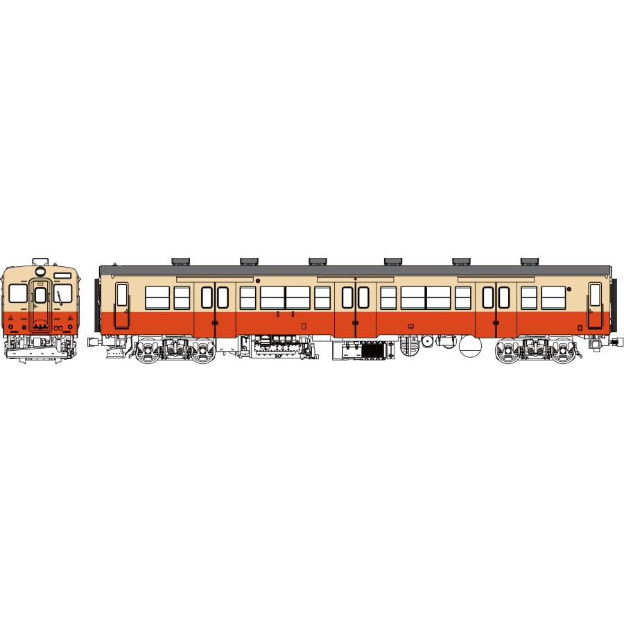トラムウェイ 国鉄キハ30　寒地向 一般色　動力なし トラムウェイ TW-K30-500A-M 国鉄キハ30 寒地向 一般色 動力付《16.5mm