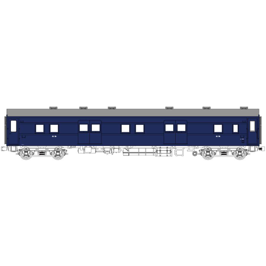 トラムウェイ　マニ３７（スロ５０改造タイプ） トラムウェイ TW61-10C 国鉄マニ37（スロ50改造タイプ）青15号《16.5mm