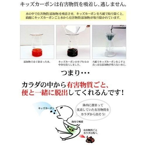 キッズカーボン 食べる 活性炭 炭 サプリ カプセル 60粒