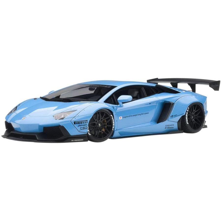 春夏新色 Autoart 1 18 リバティーウォーク Lb Works ランボルギーニ アヴェンタドール メタリック スカイブルー 完成品 海外最新 Southpointbd Com