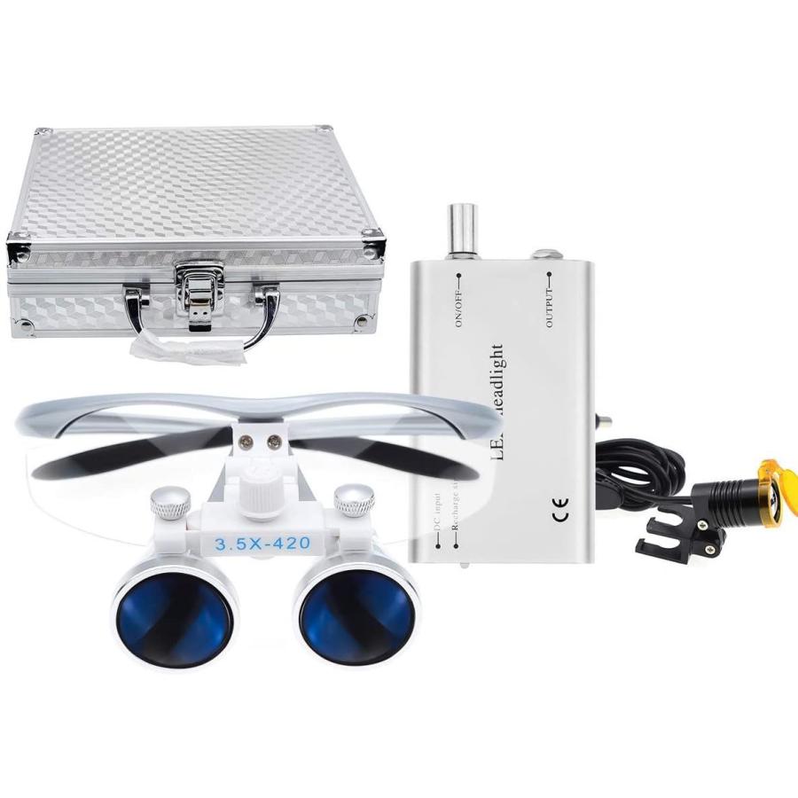 レビューで送料無料 Aphrodite 3 5倍拡大鏡 メガネ式拡大鏡 3 5xルーペ 双眼ルーペ 虫眼鏡 ポータブルledライト付き フィルター付き 収納ケー Seal限定商品 Epicmountainbike Com