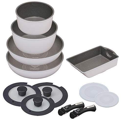 新品即納 アイリスオーヤマ フライパン 鍋 セット フライパンセット 12点 ガス火 Ih対応 軽量 お手入れ簡単 取っ手のとれる ダイヤモンドコート セグウェイ 正規品 Www Superavila Com