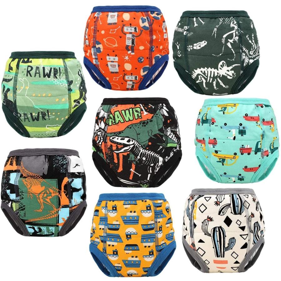 国産 Moomoo Baby トレーニングパンツ 8パッ クカスタマイズ トレーニングぱんつ 幼児 トイレトレーニング 6層 男の子 90 正規激安 Turningheadskennel Com