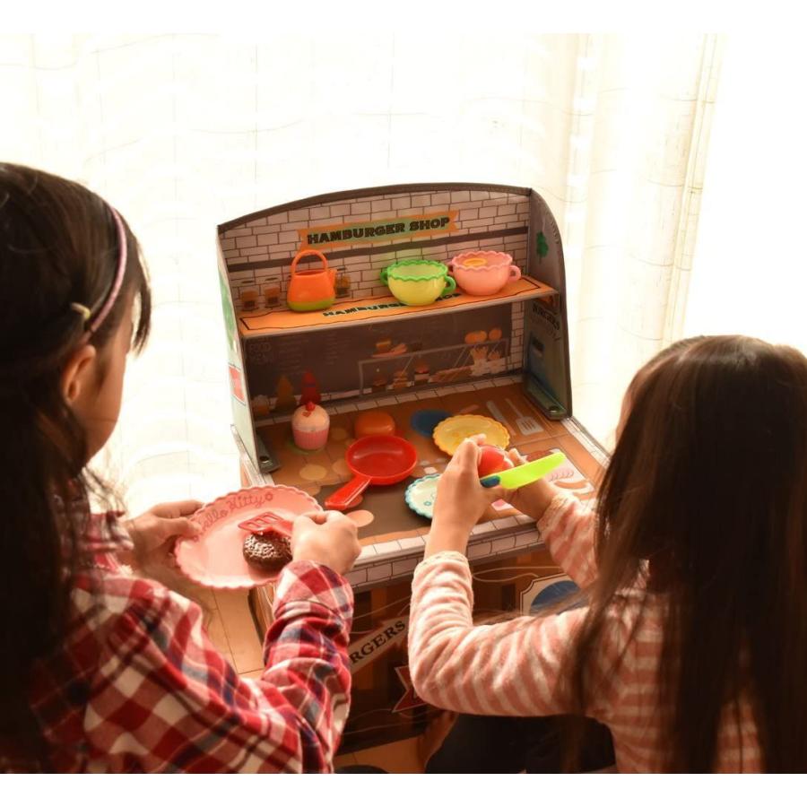 Kishima キシマ ごっこ遊び キッズ収納ボックス ハンバーガーショップ KNB-88050 0ヶ月~6歳 出産祝い｜emu365-store｜05