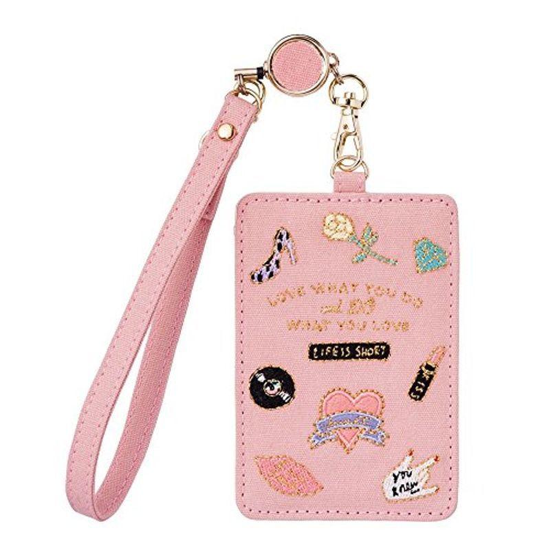 人気絶頂 マークス パスケース アイコン刺繍 雑貨コレクション ピンク Ice Pac1 Pk 人気が高い Turningheadskennel Com