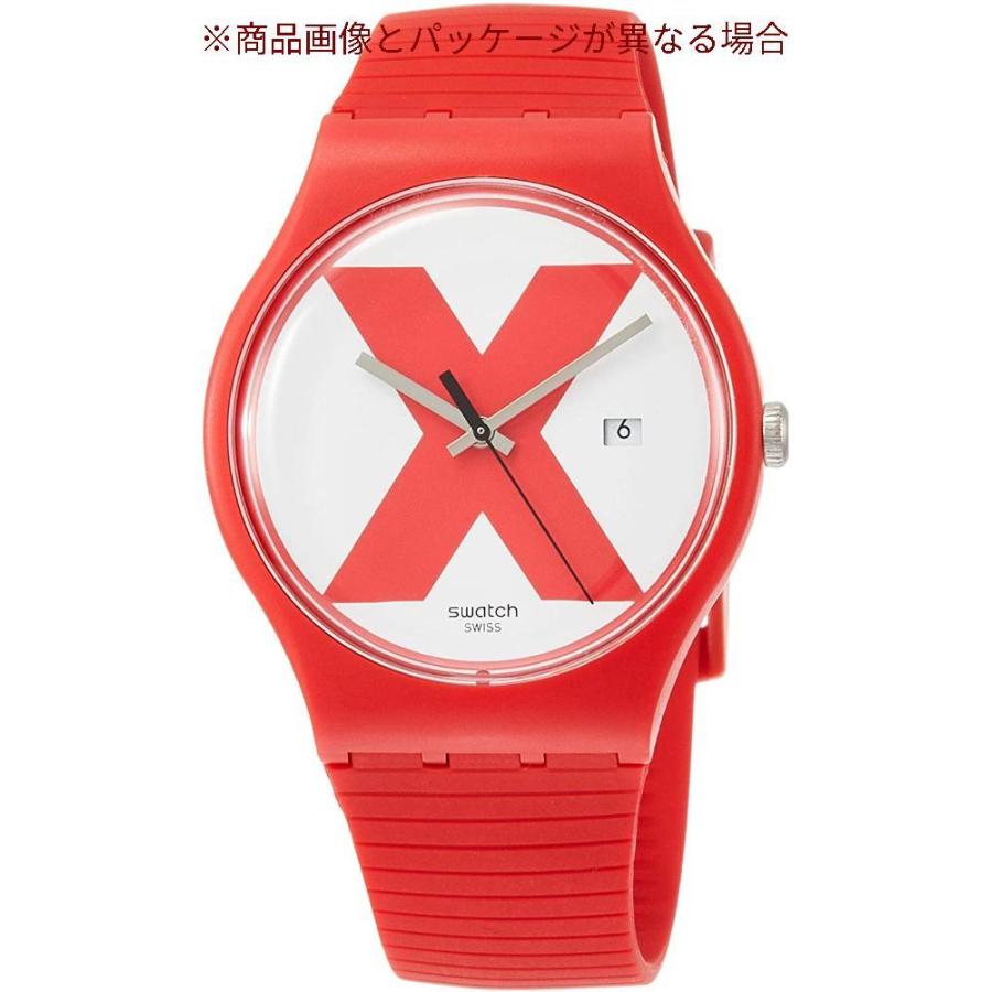 （訳ありセール 格安） [スウォッチ] 腕時計 New GentニュージェントXX-RATED RED (ダブルエックスレイテッド・レッド) SUOR400 腕時計