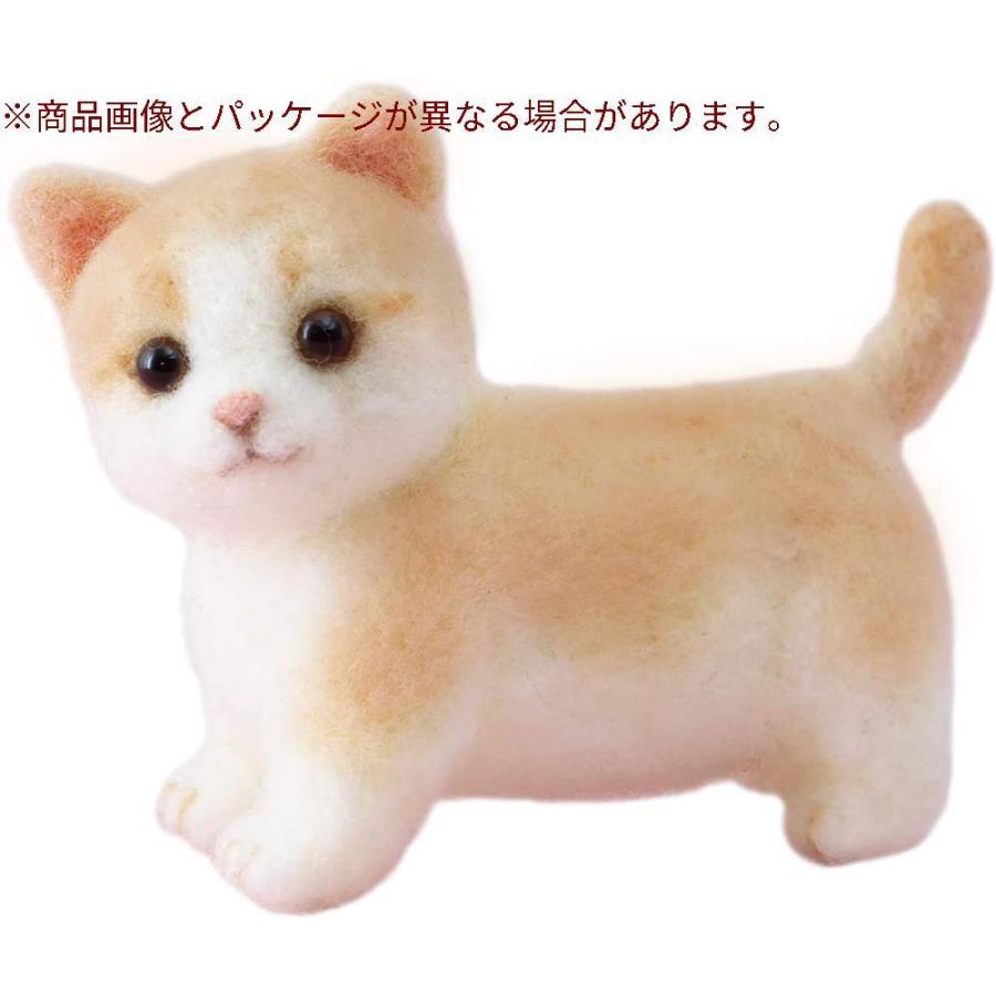 一部予約販売中 採寸 作図 しるし付け用品 ハマナカ 羊毛フェルトキット アクレーヌでつくる かわいい Dog Cat マンチカン H441 538 クリーム