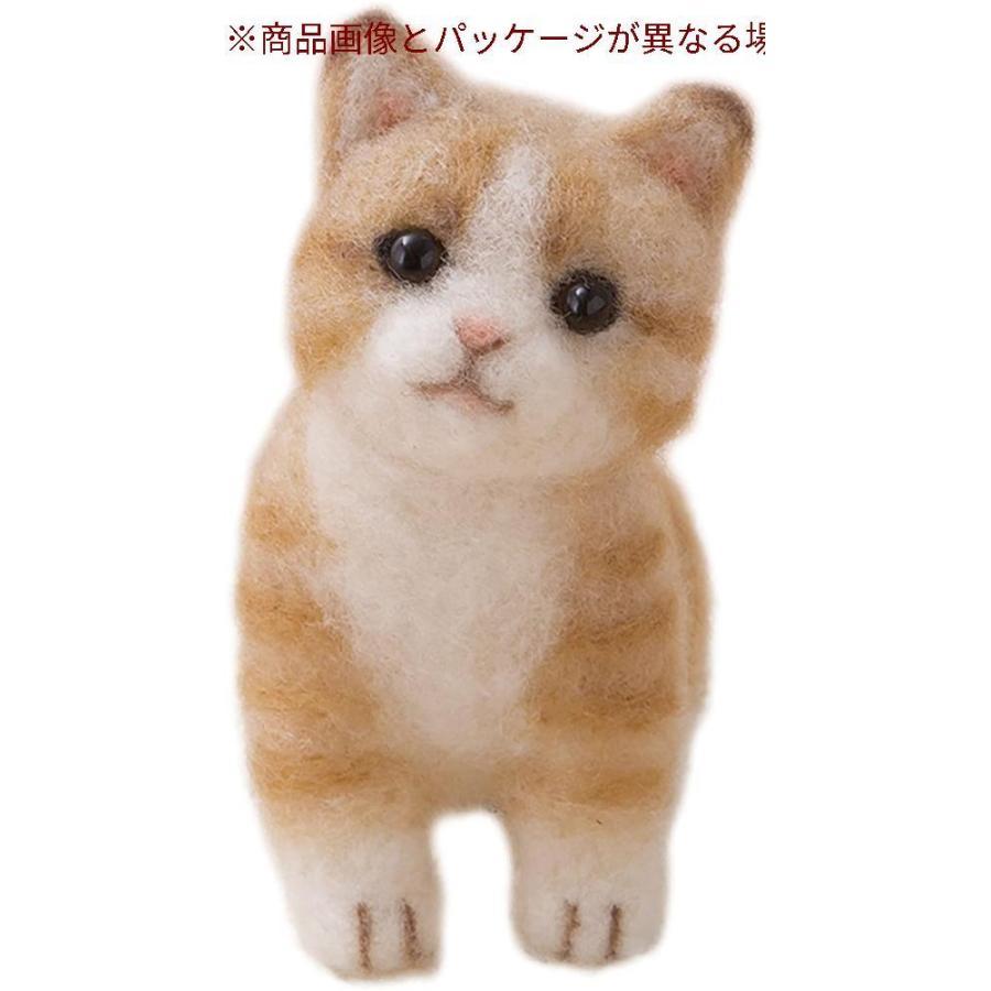 22年春の 採寸 作図 しるし付け用品 ハマナカ フェルトキット 須佐沙知子デザイン アクレーヌでつくるdog Cat 茶トラのねこ H441 512