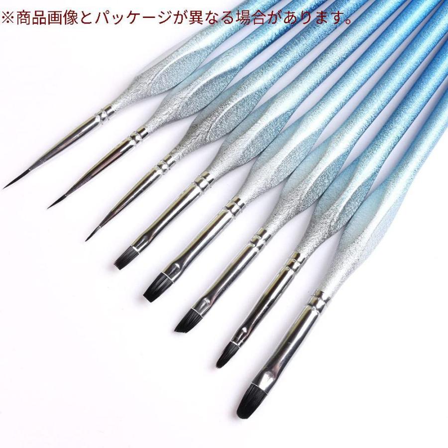 市場 アクリル絵の具 筆 ペイントブラシ ナイロン絵筆 多用途 Yihuale 面相筆