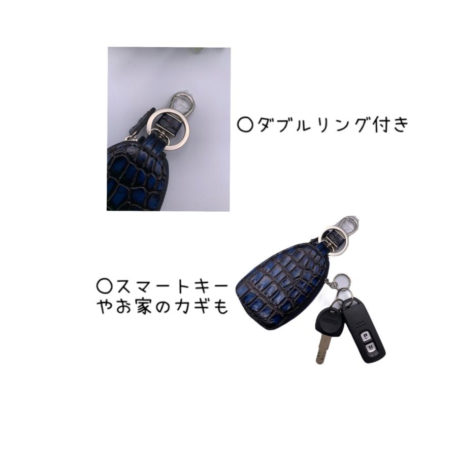 クロコダイル キーケース スマートキー 車 家 鍵 ワニ革 クロコ キーホルダー メンズ レディース 鰐 Klb5191 M I Shop 通販 Yahoo ショッピング