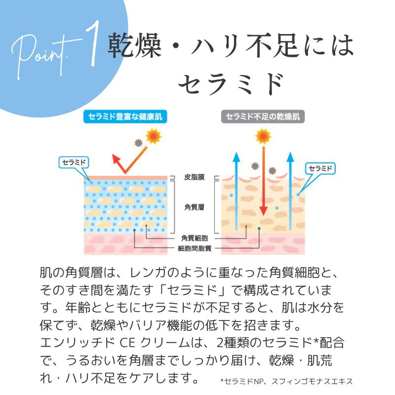 emuart クリーム エイジングケア 保湿クリーム 「エンリッチド CE