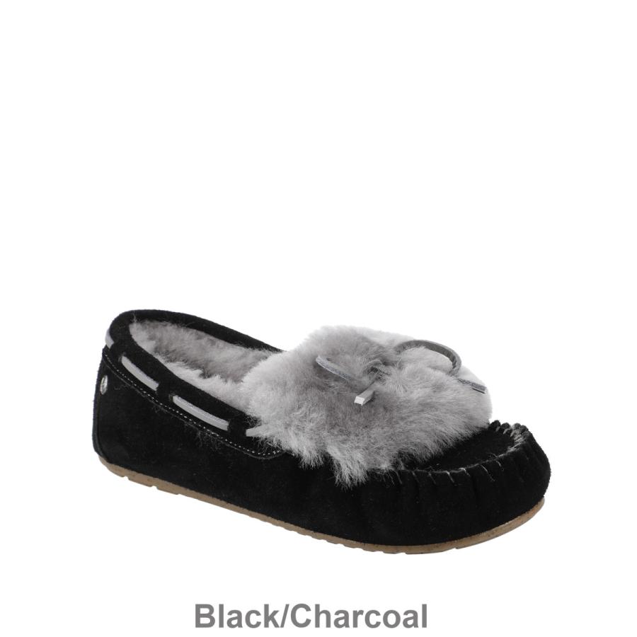 EMU Australia★Amity★シープスキンモカシン　ブラック EMU Australia（エミュ オーストラリア） 公式 エミュ Amity Cuff