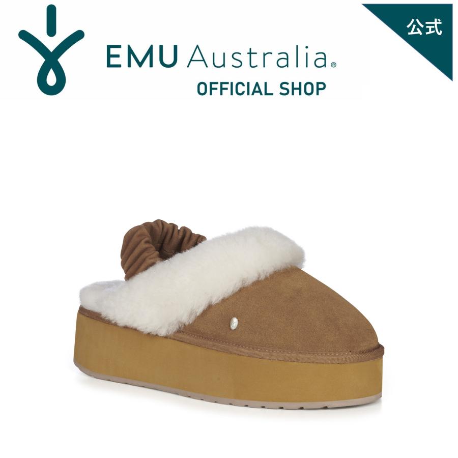 エミュ EMU Australia Raven ファーサンダル ムートンサンダル