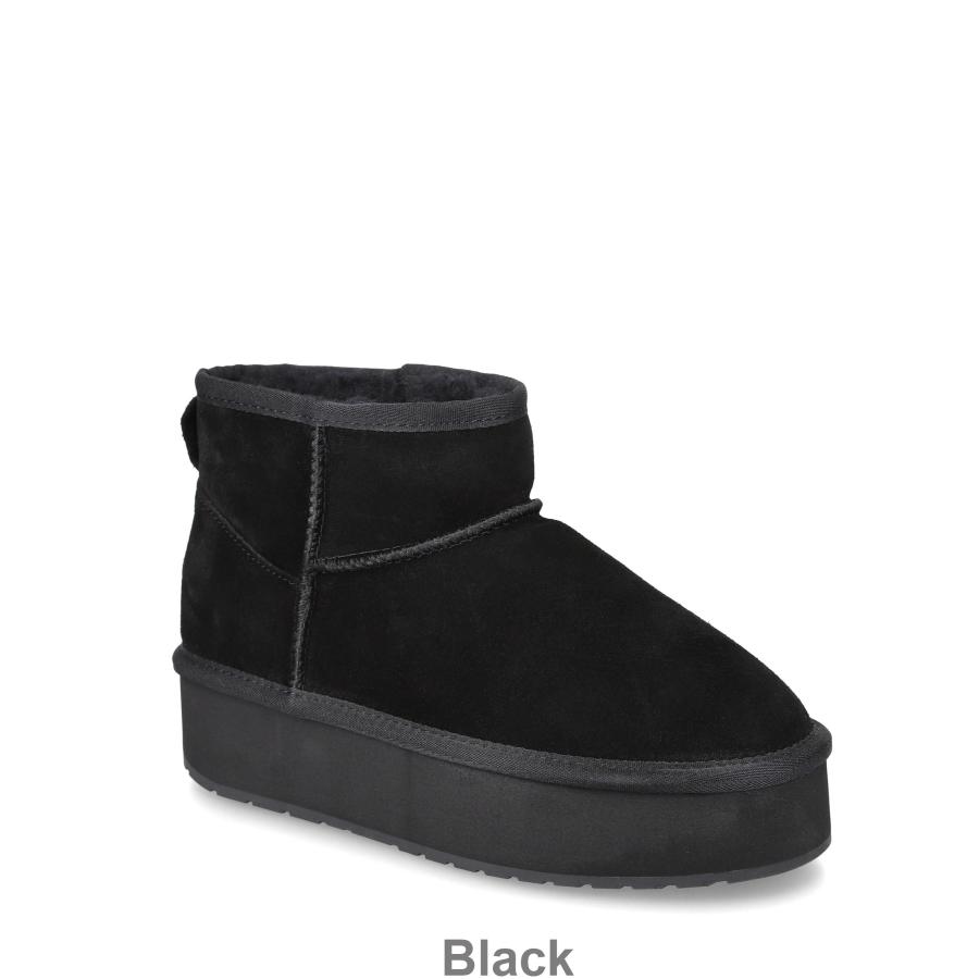 EMU Australia エミュ Platform Micro Wool ショート ブーツ シープ 