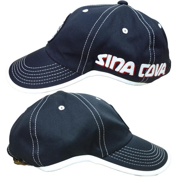 シナコバ ドギーキャップ（ポケッタブル）(紺）メンズ ゴルフ 帽子 