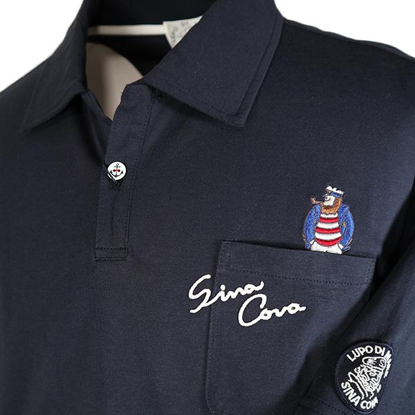 SINACOVA シナコバ　刺繍　ポロシャツ 半袖ポロシャツ 10000570