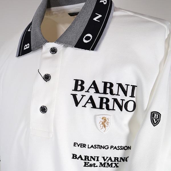BARNI VARNO（バーニヴァーノ） (LL) 30%OFF 半袖ポロシャツ 24新作