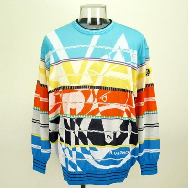安いそれに目立つ バーニヴァーノ 4０ Off Ll 19 春夏 ユニコーン 丸首 クルーネック セーター メンズ Sw36 72 魅力的な Clearchannel Com Br