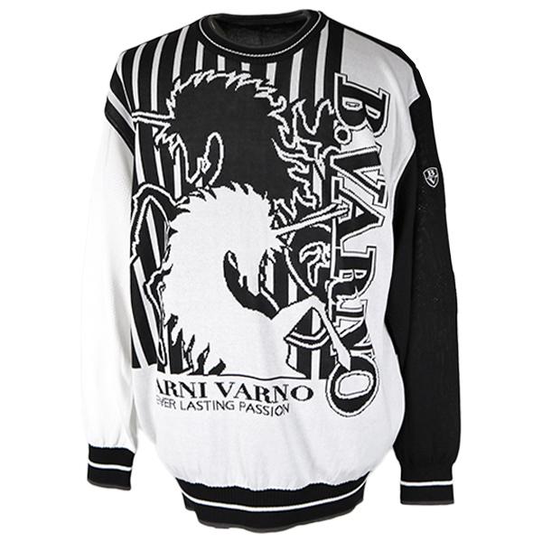 BARNI VARNO（バーニヴァーノ） (3L)50%OFF 丸首セーター 23新作 春夏