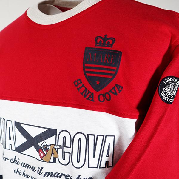 【新品未使用品　タグ付】シナコバ　丸首トレーナー　クルー　L 日本製　スウェット SINA COVA ・シナコバ (L) 30%OFF トレーナー 24-25新作 秋冬