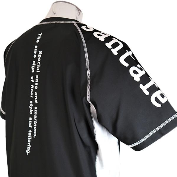 ・サンタフェ 4L(54) ３０%OFF／ 上下セット 2025新作 春夏 メンズ ラッシュガード 半袖Ｔシャツ＋ショートパンツ tp251-83822-019 | サンタフェ | 01