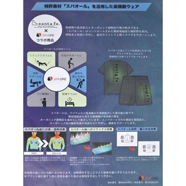 santa fe x SPAORE トレーナー上下 高機能ウェア 50 gp3 サンタフェ ・サンタフェ LL(50) 上下セット リカバリーウェア