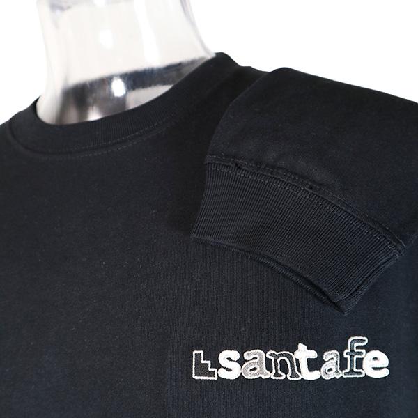 santa fe ロゴ長袖Tシャツ　LL　黒 サンタフェ ・サンタフェ LL(50) 長袖Tシャツ 2026新作 春夏 メンズ