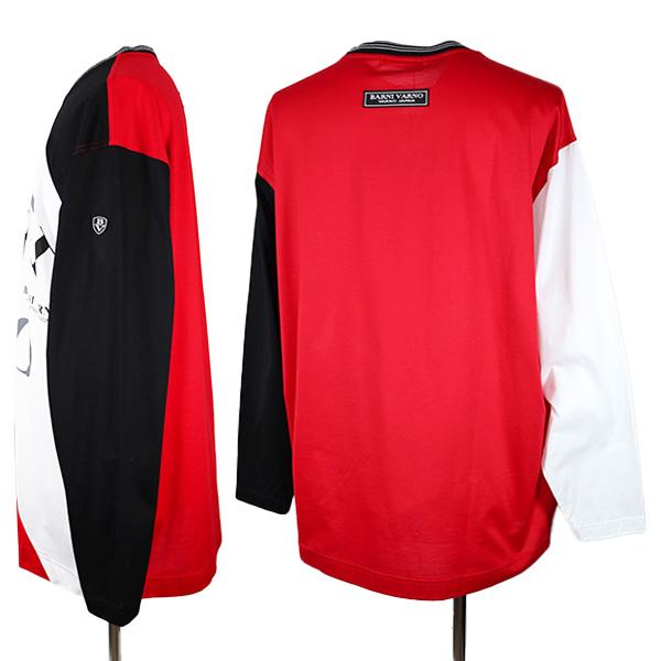 BARNI VARNO バーニヴァーノ ロング Tシャツ LL BARNI VARNO ・バーニヴァーノ(LL) 40%OFF 長袖Tシャツ 24