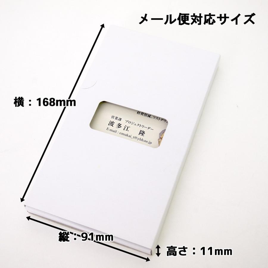 名刺ケース 紙製 名刺箱 メール便 DM便対応サイズ 500セット3列
