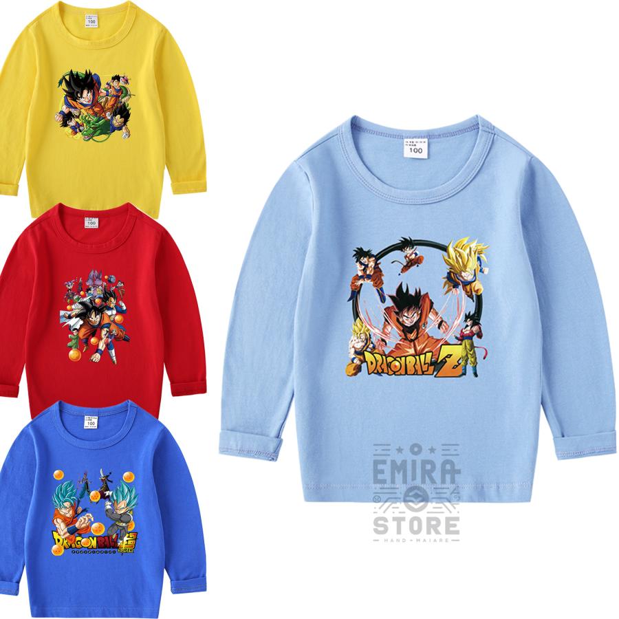 多色・多柄】子供服 ドラゴンボール 長袖Tシャツ 韓国風 丸首 トップス 