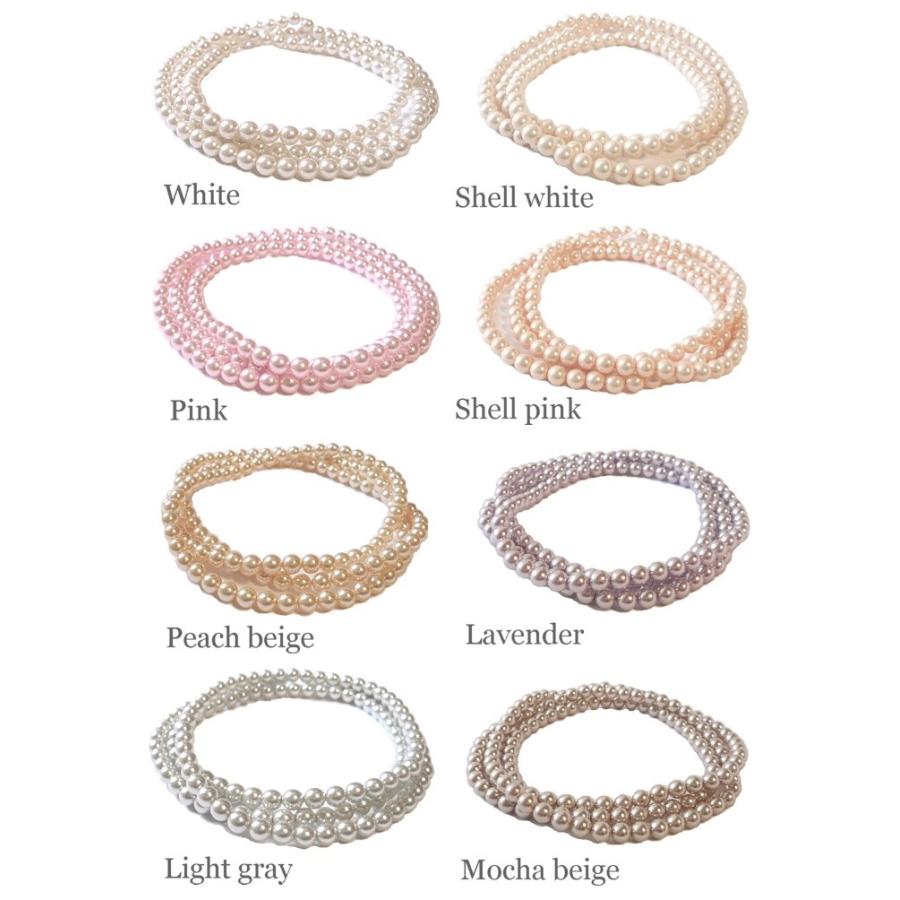 スマホ ストラップ ネックストラップ パール 日本製 6mm玉 ショルダー ロング 斜め掛け 携帯ストラップ Es 014 Emury 通販 Yahoo ショッピング