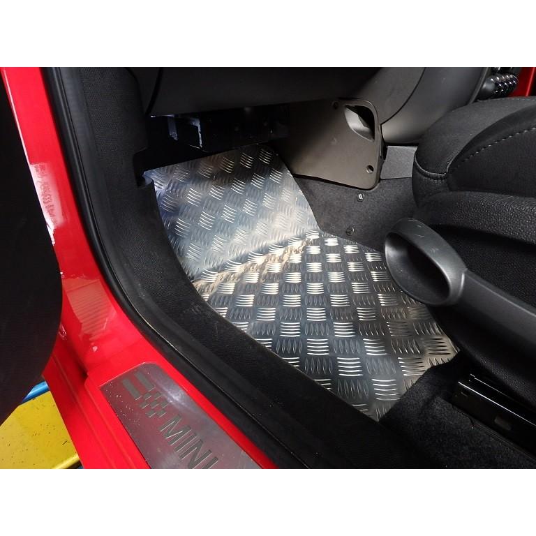 MINIクロスオーバークーパーS オール4 右 AT用 /ALUMI　FLOOR MAT フロント【受注生産品】　 |  | 02