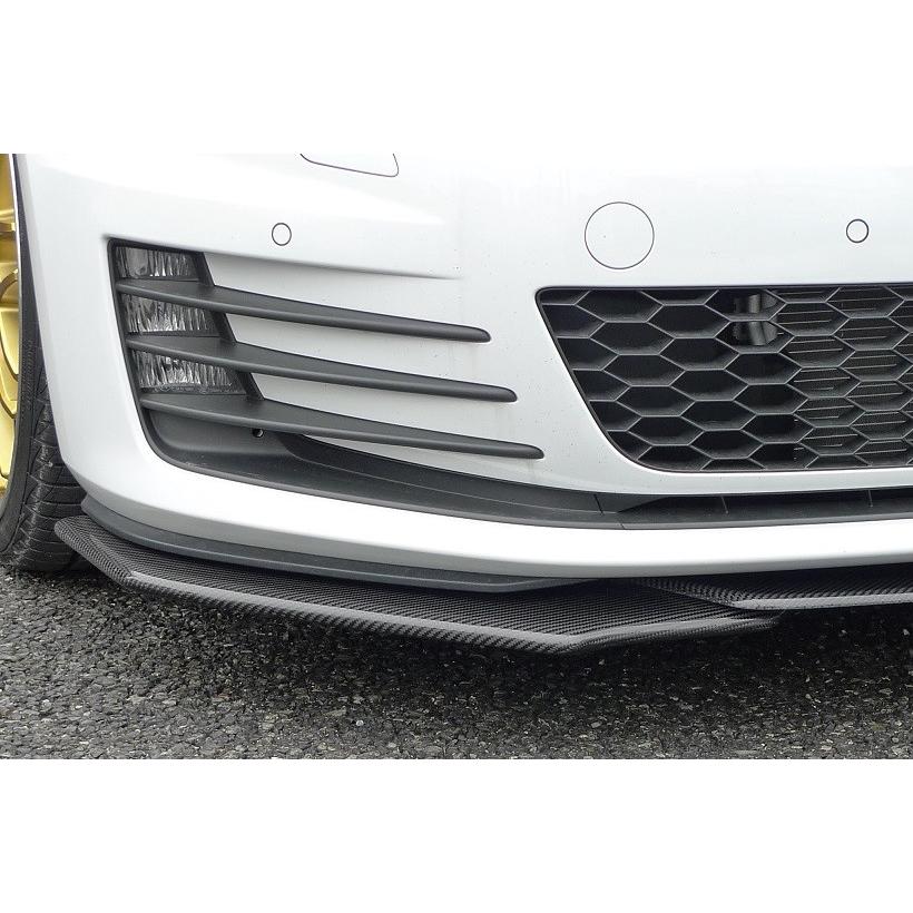 エムズ GOLF/ゴルフ7 GTIフロントリップスポイラー3ピースセット(左右