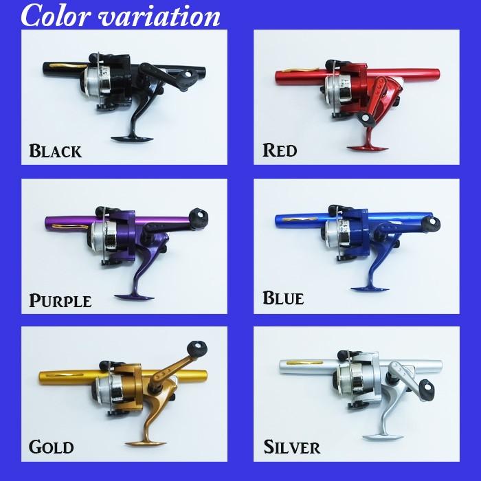 超軽量165g コンパクトロッド＆スピニングリール セット 糸付き ペン型