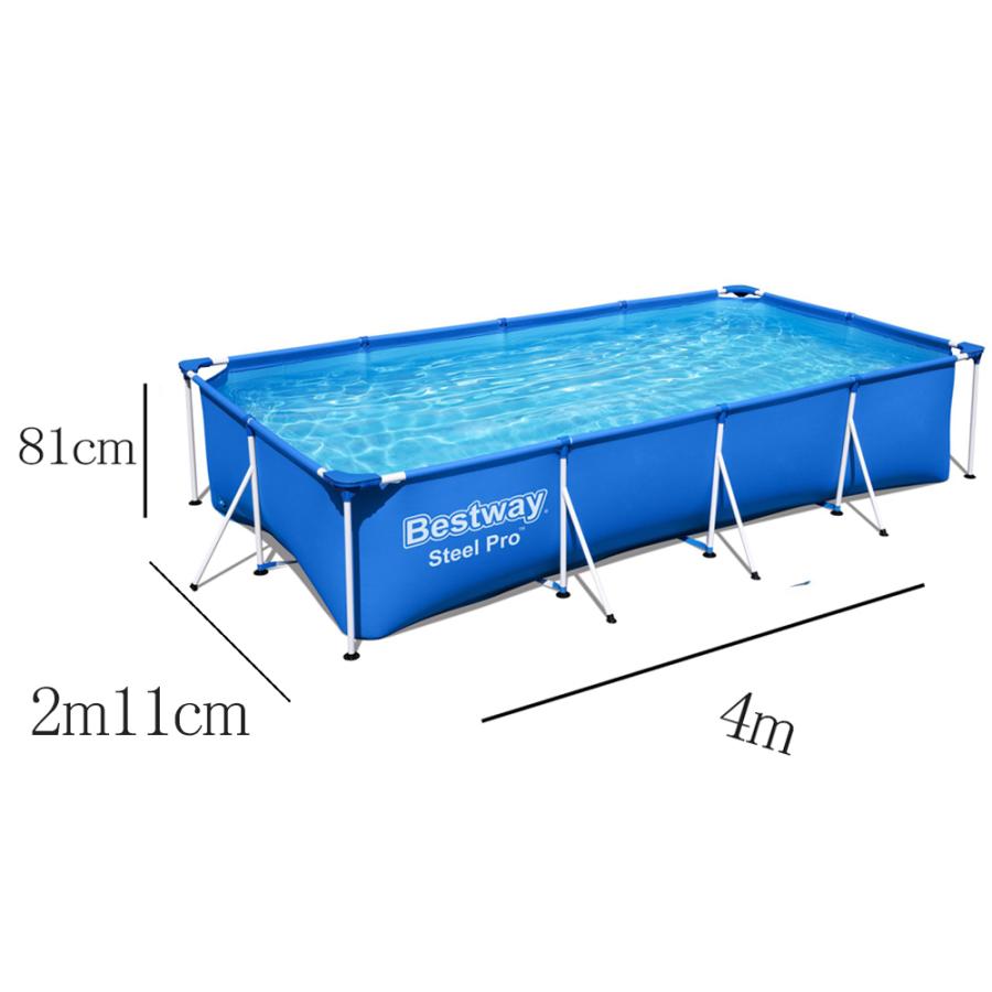 Bestway 56405 ビニールプール 400cm×211cm×81cm ビッグプ−ル 空気 