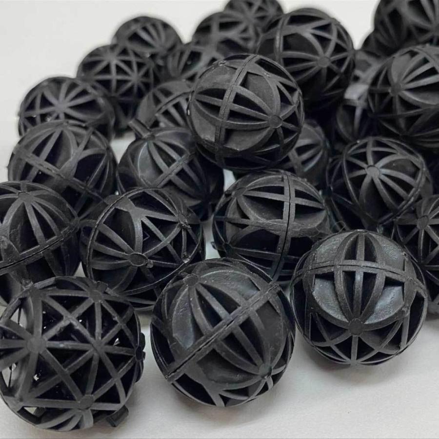 バイオボール 36mm 100個 ろ材 フィルター 濾過材 濾過 用 熱帯魚