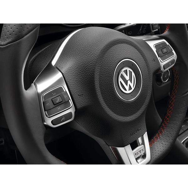 【M's】VW ゴルフ6 GOLF6 GTI (2010y-) マルチファンクションスイッチ (VW純正 Dシェイプ型 ステアリング ハンドル用)  パーツ 部品 内装 008034