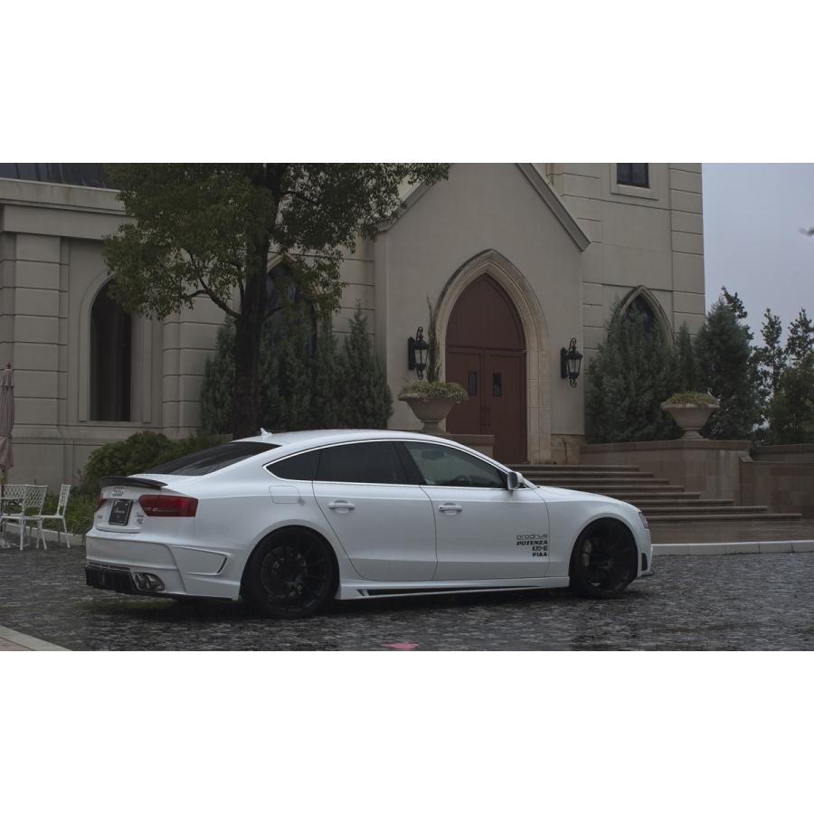 【M's】 アウディ A5 スポーツバック 2.0T 前期 ABA-8T (2010.01-2011.12) ROWEN リアバンパー FRP 未塗装 ロエン  エアロ パーツ 1A003P10の画像